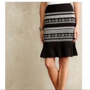 Anthropologie Moth Mavis Sweater pencil skirt